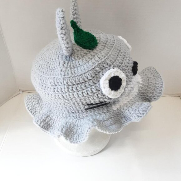 Handmade Totoro Crochet Bucket Hat New - Picture 5 of 9